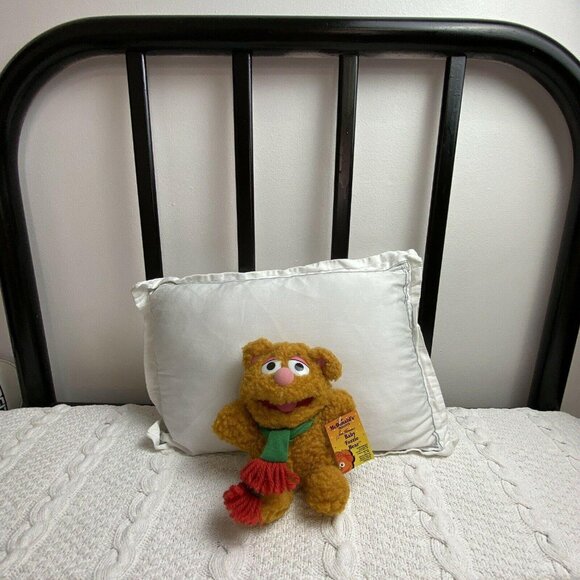 1987/88 Muppets Fozzie Bear Christmas Plush Stuffed Animal 7" McDonalds Tag - Picture 3 of 13
